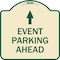 Signmission Designer Series Parking & Post Kit, Tan & Green Heavy-Gauge Aluminum Sign, 18" x 18", TG-1818-23366 A-DES-TG-1818-23366 - alternate 1